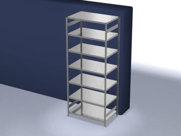 Orion Regalsysteme HZG30813XL Polc alapmodul 190 kg (Sz x Ma x Mé) 1.36 x 3 x 83.5 m Acél Cinkezett Ónozott Fém padló