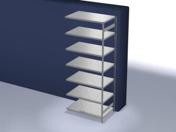 Orion Regalsysteme HZA30813XL Polc ráépíthető modul 190 kg (Sz x Ma x Mé) 1.31 x 3 x 83.5 m Acél Cinkezett Ónozott Fém padló