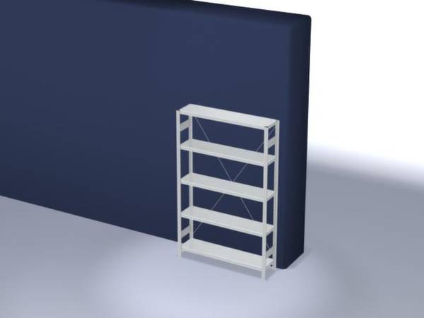 Orion Regalsysteme HKG20313XL Polc alapmodul 175 kg (Sz x Ma x Mé) 1.36 x 2 x 33.5 m Acél Műanyag bevonatú Élénk szürke Fém padló