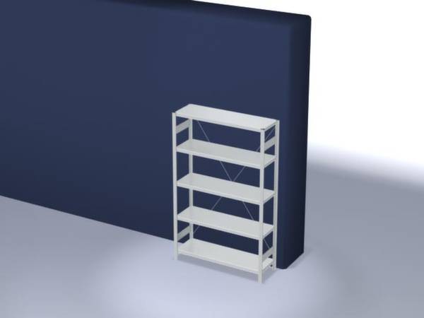 Orion Regalsysteme HKG20413XL Polc alapmodul 180 kg (Sz x Ma x Mé) 1.36 x 2 x 43.5 m Acél Műanyag bevonatú Élénk szürke Fém padló