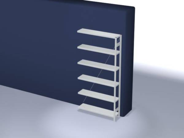 Orion Regalsysteme HKA25313XL Polc ráépíthető modul 175 kg (Sz x Ma x Mé) 1.31 x 2.5 x 33.5 m Acél Műanyag bevonatú Élénk szürke Fém padló