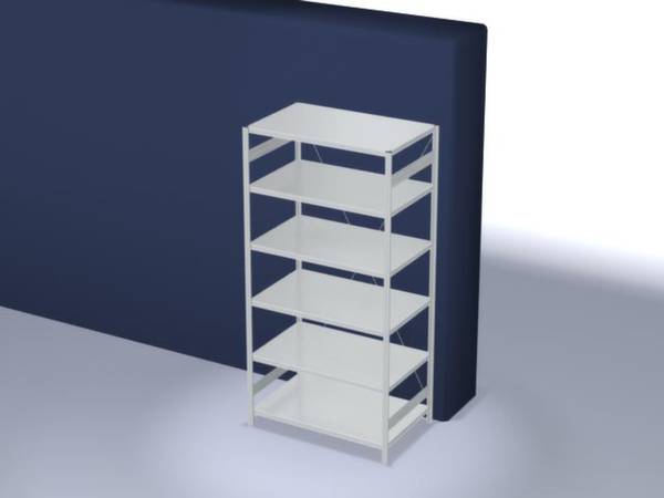 Orion Regalsysteme HKG25813XL Polc alapmodul 190 kg (Sz x Ma x Mé) 1.36 x 2.5 x 83.5 m Acél Műanyag bevonatú Élénk szürke Fém padló