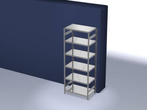 Orion Regalsysteme HZG25610XM Polc alapmodul 240 kg (Sz x Ma x Mé) 1.06 x 2.5 x 63.5 m Acél Cinkezett Ónozott Fém padló