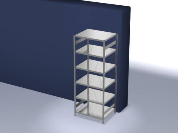 Orion Regalsysteme HZG25810XM Polc alapmodul 230 kg (Sz x Ma x Mé) 1.06 x 2.5 x 83.5 m Acél Cinkezett Ónozott Fém padló