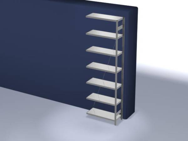 Orion Regalsysteme HZA30410XM Polc ráépíthető modul 225 kg (Sz x Ma x Mé) 1010 x 3000 x 435 mm Acél Cinkezett Ónozott Fém padló