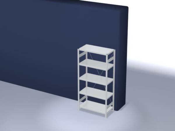 Orion Regalsysteme HKG20510XM Polc alapmodul 230 kg (Sz x Ma x Mé) 1.06 x 2 x 53.5 m Acél Műanyag bevonatú Élénk szürke Fém padló