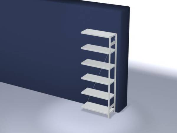 Orion Regalsysteme HKA25410XM Polc ráépíthető modul 225 kg (Sz x Ma x Mé) 1.01 x 2.5 x 43.5 m Acél Műanyag bevonatú Élénk szürke Fém padló