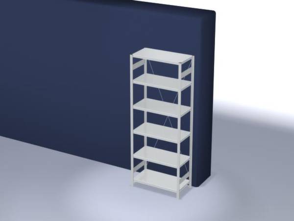 Orion Regalsysteme HKG25510XM Polc alapmodul 230 kg (Sz x Ma x Mé) 1.06 x 2.5 x 53.5 m Acél Műanyag bevonatú Élénk szürke Fém padló