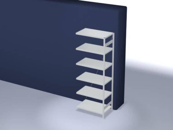 Orion Regalsysteme HKA25610XM Polc ráépíthető modul 240 kg (Sz x Ma x Mé) 1.01 x 2.5 x 63.5 m Acél Műanyag bevonatú Élénk szürke Fém padló