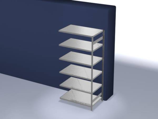 Orion Regalsysteme HZA25813XM Polc ráépíthető modul 240 kg (Sz x Ma x Mé) 1.31 x 2.5 x 83.5 m Acél Cinkezett Ónozott Fém padló