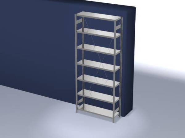Orion Regalsysteme HZG30413XM Polc alapmodul 215 kg (Sz x Ma x Mé) 1.36 x 3 x 43.5 m Acél Cinkezett Ónozott Fém padló