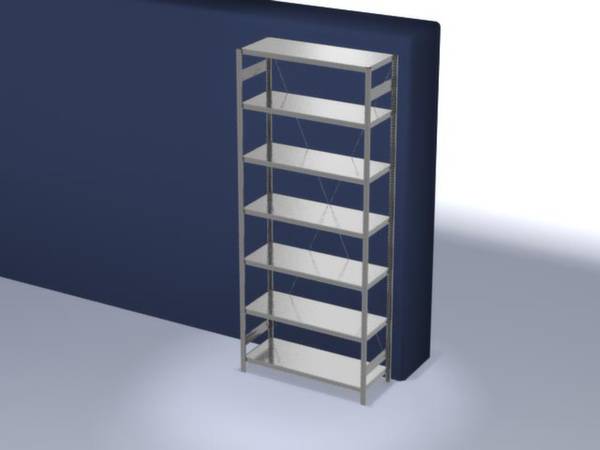 Orion Regalsysteme HZG30513XM Polc alapmodul 230 kg (Sz x Ma x Mé) 1.36 x 3 x 53.5 m Acél Cinkezett Ónozott Fém padló