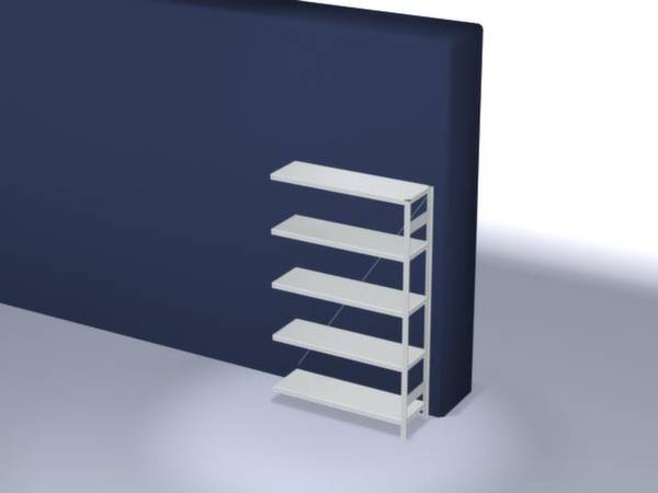 Orion Regalsysteme HKA20413XM Polc ráépíthető modul 215 kg (Sz x Ma x Mé) 1310 x 2000 x 435 mm Acél Műanyag bevonatú Élénk szürke Fém padló