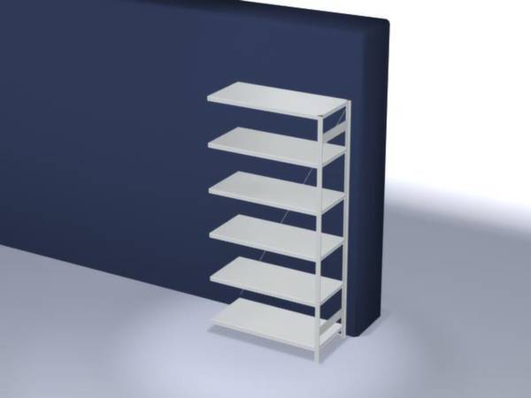 Orion Regalsysteme HKA25613XM Polc ráépíthető modul 240 kg (Sz x Ma x Mé) 1.31 x 2.5 x 63.5 m Acél Műanyag bevonatú Élénk szürke Fém padló