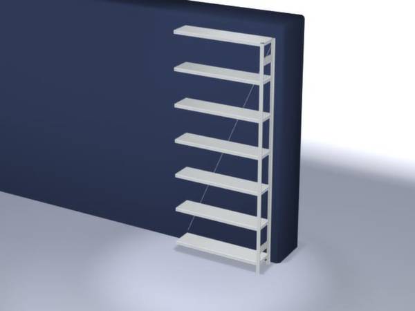 Orion Regalsysteme HKA30313XM Polc ráépíthető modul 200 kg (Sz x Ma x Mé) 1.31 x 3 x 33.5 m Acél Műanyag bevonatú Élénk szürke Fém padló