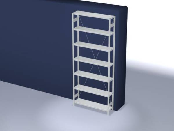 Orion Regalsysteme HKG30313XL Polc alapmodul 175 kg (Sz x Ma x Mé) 1.36 x 3 x 33.5 m Acél Műanyag bevonatú Élénk szürke Fém padló