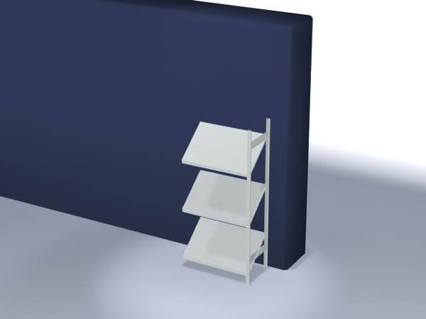 Orion Regalsysteme HKA20510SR Ferde polcos állvány kiegészítő modul 100 kg (Sz x Ma x Mé) 1006 x 2000 x 535 mm Acél Műanyag bevonatú Élénk szürke Fém padló