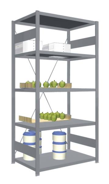 Orion Regalsysteme HVG20610XM Polc alapmodul 200 kg (Sz x Ma x Mé) 1.06 x 2 x 63.5 m Nemesacél Nemesacél Fém padló