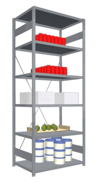 Orion Regalsysteme HVG25610XM Polc alapmodul 200 kg (Sz x Ma x Mé) 1.06 x 2.5 x 63.5 m Nemesacél Nemesacél Fém padló