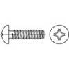 TOOLCRAFT 145063 Lemezcsavarok 2.9 mm 4.5 mm Kereszthornyú Philips DIN 7981 Acél Galvanikusan cinkezett 2000 db