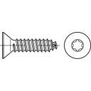 TOOLCRAFT 145316 Süllyesztett lemezcsavarok 3.9 mm 13 mm T-profil DIN 7982 Acél Galvanikusan cinkezett 1000 db