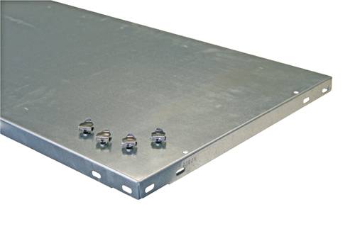 META Regalbau 89707 Polc (Sz x Mé) 1000 mm x 400 mm Acél Cinkezett Ónozott Fém padló 1 db