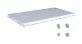 Orion Regalsysteme K10060L/040 Polc (Sz x Mé) 1000 mm x 600 mm Acél Műanyag bevonatú Élénk szürke Fém padló 1 db