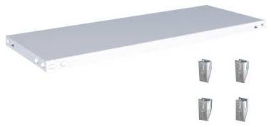 Orion Regalsysteme K10040M/040 Polc (Sz x Mé) 1000 mm x 400 mm Acél Műanyag bevonatú Élénk szürke Fém padló 1 db