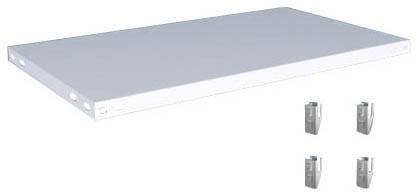 Orion Regalsysteme K10060M/040 Polc (Sz x Mé) 1000 mm x 600 mm Acél Műanyag bevonatú Élénk szürke Fém padló 1 db
