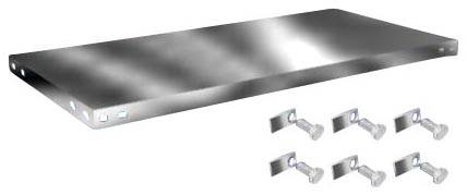 Orion Regalsysteme Z10050L/051 Polc (Sz x Mé) 1000 mm x 500 mm Acél Cinkezett Ónozott Fém padló 1 db
