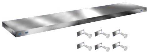 Orion Regalsysteme Z13030L/051 Polc (Sz x Mé) 1300 mm x 300 mm Acél Cinkezett Ónozott Fém padló 1 db