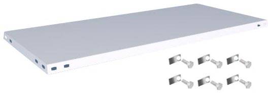 Orion Regalsysteme K13060L/051 Polc (Sz x Mé) 1300 mm x 600 mm Acél Műanyag bevonatú Élénk szürke Fém padló 1 db
