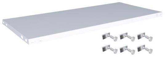 Orion Regalsysteme K13060M/051 Polc (Sz x Mé) 1300 mm x 600 mm Acél Műanyag bevonatú Élénk szürke Fém padló 1 db