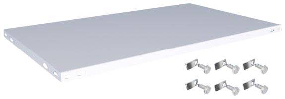 Orion Regalsysteme K13080M/051 Polc (Sz x Mé) 1300 mm x 800 mm Acél Műanyag bevonatú Élénk szürke Fém padló 1 db