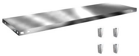Orion Regalsysteme Z13040S/040 Polc (Sz x Mé) 1300 mm x 400 mm Acél Cinkezett Ónozott Fém padló 1 db