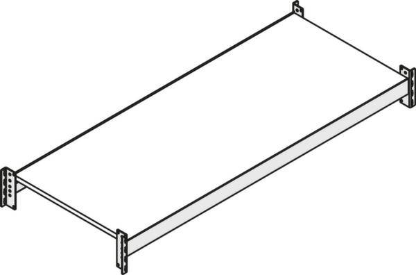 BITO Lagertechnik WSFH27.60B Polc (Sz x Mé) 2700 mm x 600 mm Fa Fa Fa padló 1 db
