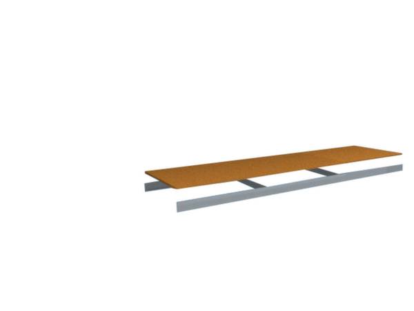 Orion Regalsysteme ZH06025 Polc (Sz x Mé) 2500 mm x 600 mm Fa Fa Fa padló 1 db