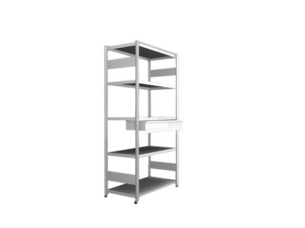 Orion Regalsysteme HK01550SE Polc (Sz x Ma x Mé) 88.3 x 15 x 43.3 cm Élénk szürke (RAL 7035) 1 db