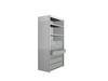 Orion Regalsysteme HK10550SVB Polc (Sz x Ma x Mé) 88.6 x 1.025 x 43.5 cm Élénk szürke (RAL 7035) 1 db