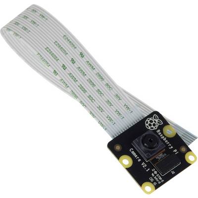 Raspberry Pi kamera lapos szalagkábellel csatlakoztatva. V2.1-es kamera modul, alkalmas fényképezésre és videófelvételre Raspberry Pi-val.