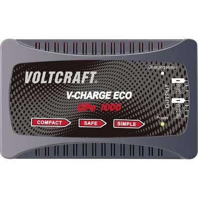 Modell akkutöltő 230 V 1 A LiPolimer, Voltcraft V‑Charge Eco LiPo 1000