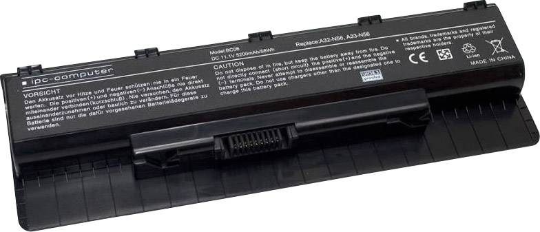 ipc-computer Notebook akku A00N56 10.8 V 5200 mAh Asus