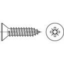 TOOLCRAFT 147712 Süllyesztett lemezcsavarok 3.9 mm 22 mm Kereszthornyú Pozidriv Acél Galvanikusan cinkezett 500 db