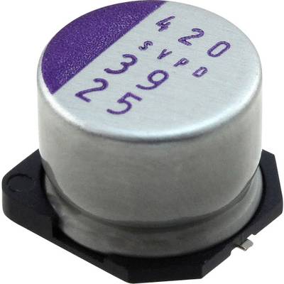SMD elektrolit kondenzátor 39 µF 25 V 20 % Ø 10 mm Panasonic 25SVPD39M