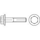 TOOLCRAFT 148390 Hatlap csavarok peremmel M16 50 mm Külső hatlap Acél Cinklamella bevonatú 50 db