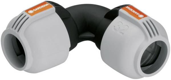 Gardena 32 mm-es sarok idom, "L" könyök elem Gardena Sprinklersystem vezetékcsőhöz (2774)