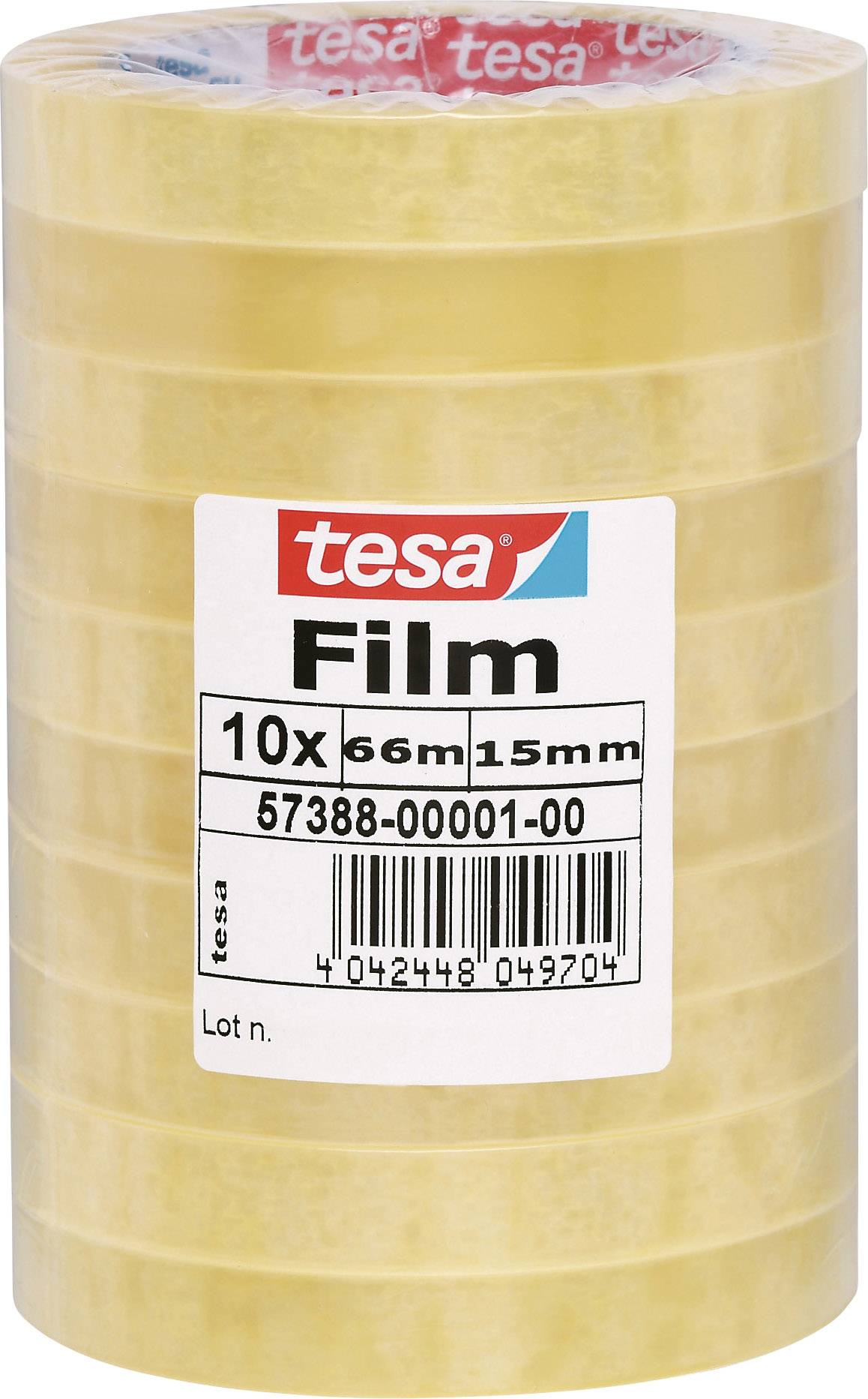 tesa 57388-00001-01 tesafilm Standard Átlátszó (H x Sz) 66 m x 15 mm 10 db