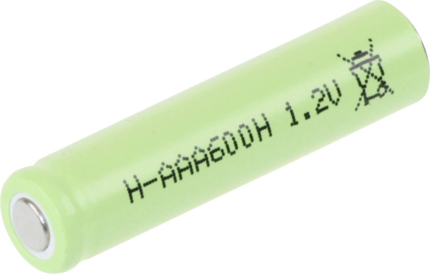 Mikroceruza akku AAA NiMH, 1,2V 600 mAh, Mexcel H-AAA600H, HR3, HR03, UO100557, DC2400, DC2400B4N, LR03