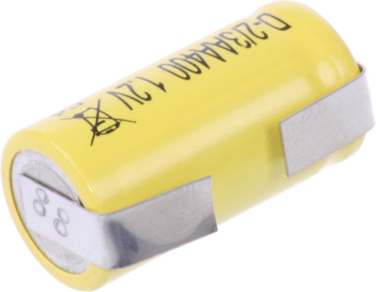 Mexcel D-2/3AA400 Speciális akku 2/3 AA U forrfül, Flat-top NiCd 1.2 V 400 mAh 1 db