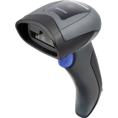 Datalogic QuickScan QD2131 Vonalkód olvasó Vezetékes 1D Imager Fekete Kézi szkenner állvánnyal USB